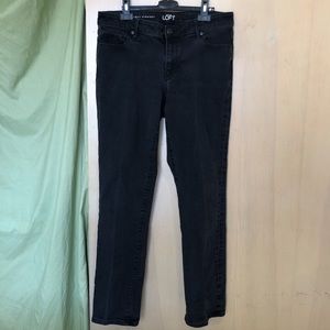 LOFT curvy straight leg jeans size 10